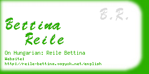 bettina reile business card